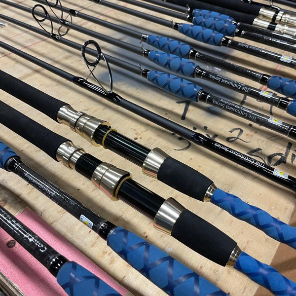 12 foot fishing pole 12' Ft. Foot Surf Spinning Fishing Rod 2 Piece Salt Water EVA Grips PENN  Premium