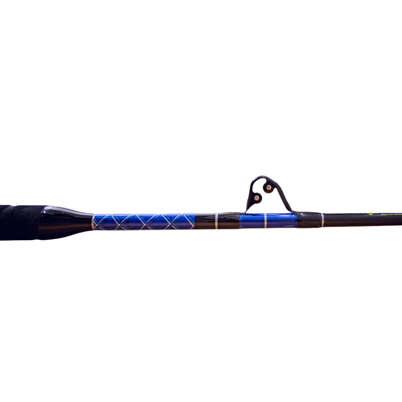 bay fishing rods and reels BERRYPRO Bent/Straight Butt Trolling Rod 1-Piece / 2-Piece Saltwater Offshore Rod Big Game Roller Rod Conventional Boat Fishing Pole (Bent Butt - Roller Guide and right Light as a feather