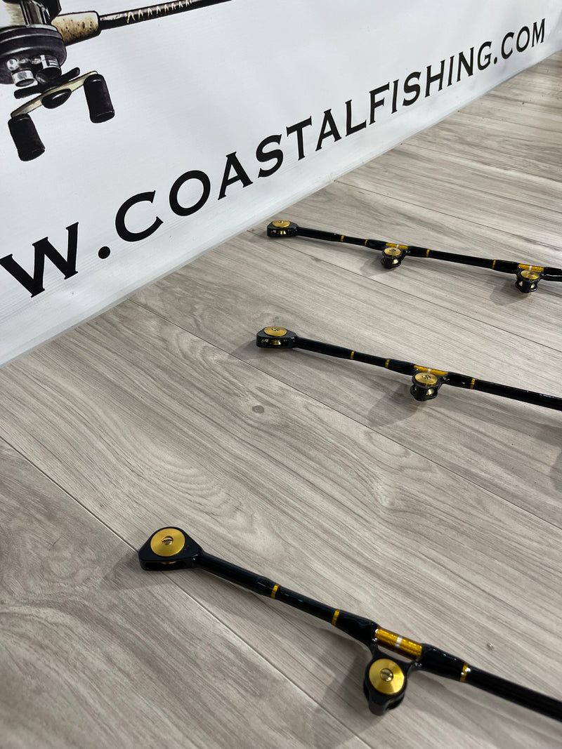 130lb 6'6 Bent Butt Roller Rod #6 butt upgraded rollers 130lb 6'6 Bent Butt Roller Rod #6 butt upgraded rollers