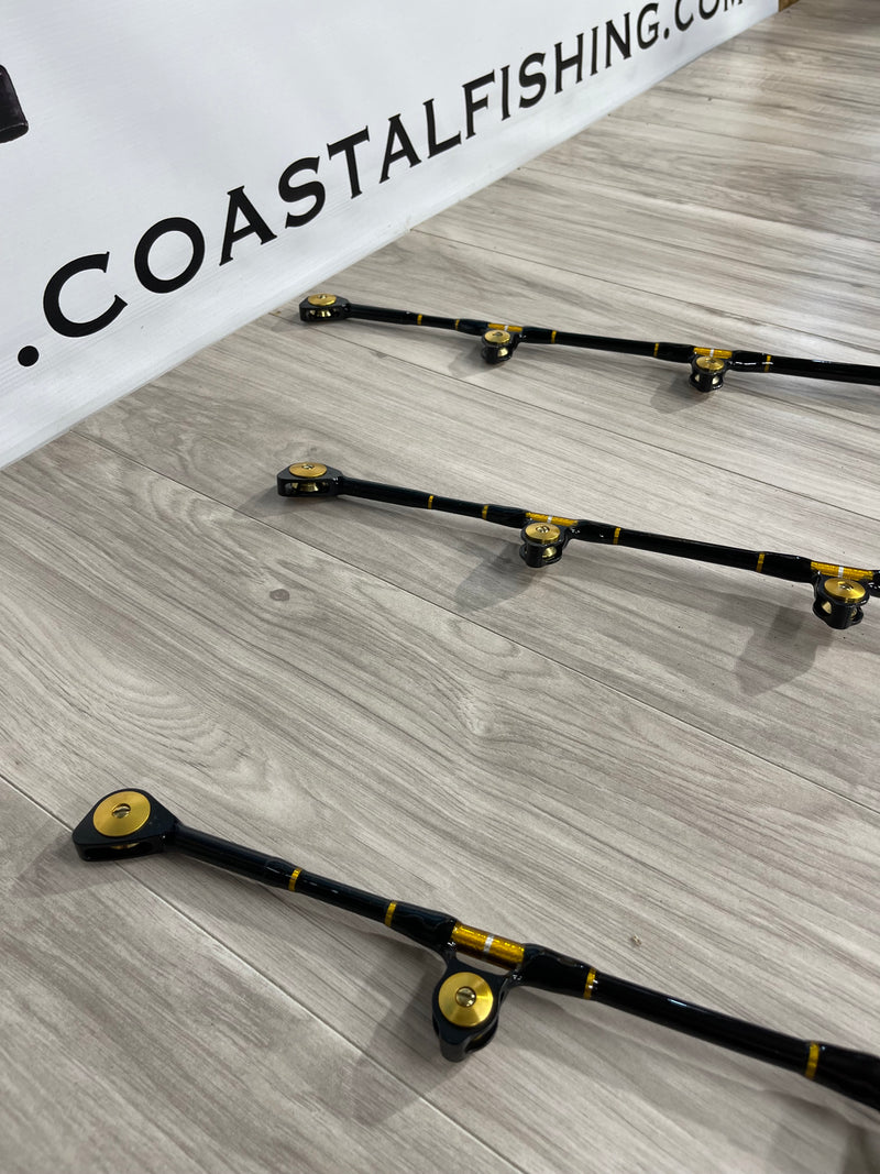 blackfin tuna saltwater spinning rod & reel combo 130lb bent butt Special Rod and Reel combo “giants”