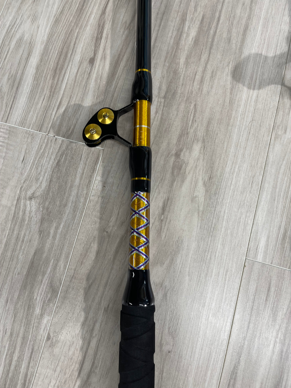 130lb 6'6” Bent Butt Roller Rod #6 butt upgraded rollers