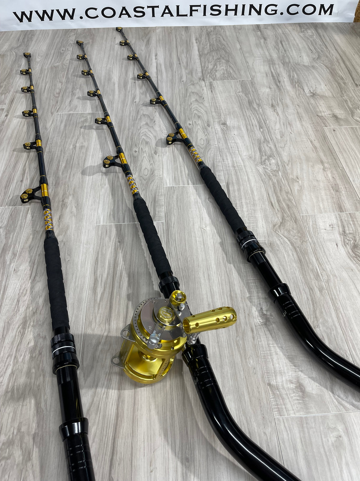 130lb bent butt Special Rod and Reel combo giants 130lb bent butt Special Rod and Reel combo giants