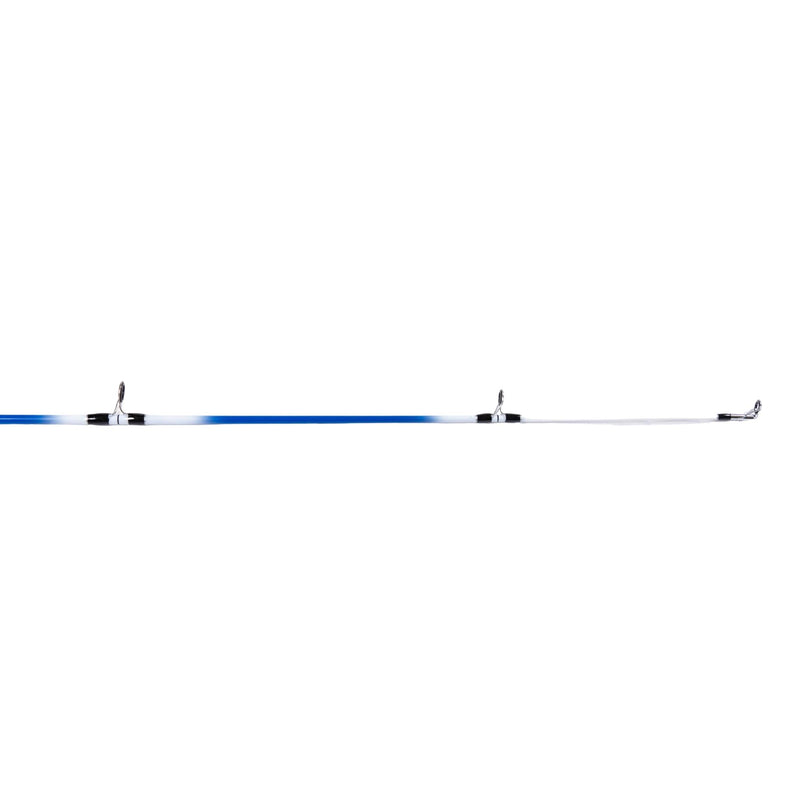 blue and white fishing pole 2 Piece 10ft 8inch Surf Rod (Blue & White)