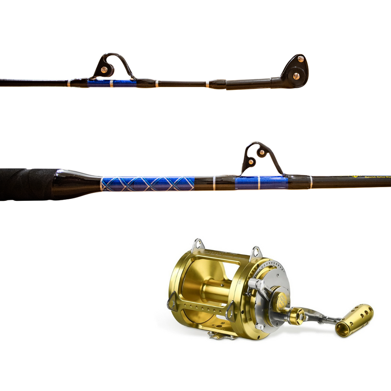 50lb Roller Rod w/ Pac Bay Rollers & 30W Conventional Reel