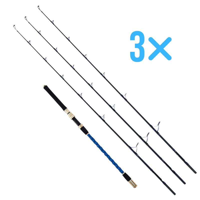 2 piece - Spinning rod set with 3 different size blanks. One set for all your fishing needs collaborated with @MarksGoneFishing
