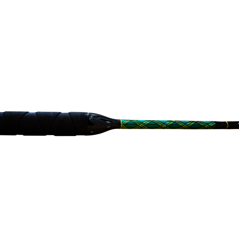 80 lb Shorty Bent Butt Rod with Pac Bay Rollers & Swivel Tip - Coastal Fishing 