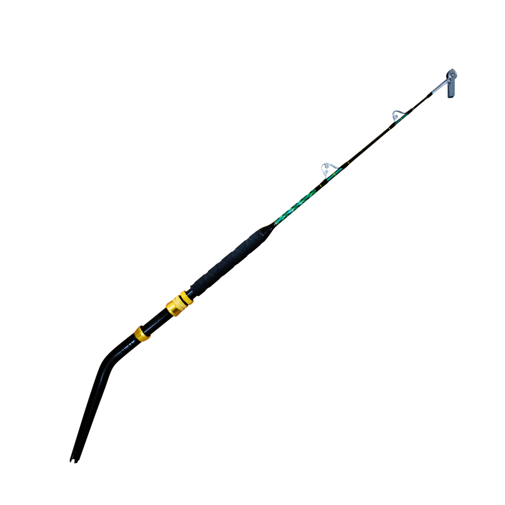 100lb Bent Butt Rod with Pack Bay Rollers & Swivel Tip