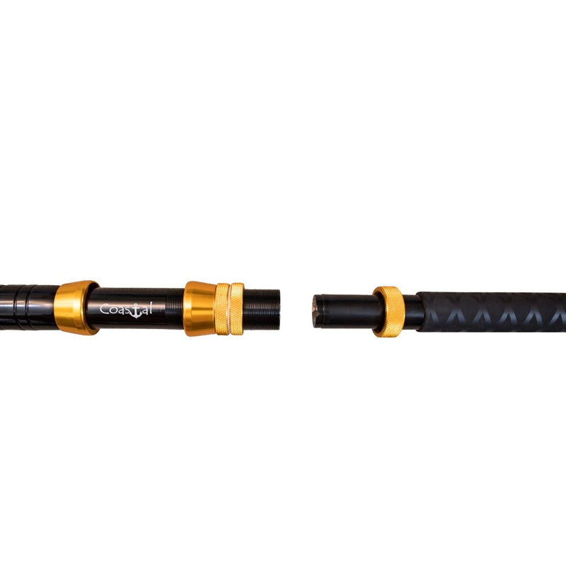 50-80 lb Bent Butt Roller Rod | INCLUDES Straight & Bent Butt - Free Shipping - Coastal Fishing 