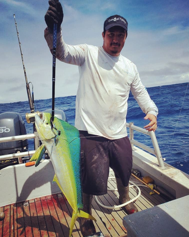 mahi gaffed with 6ft Gaff 